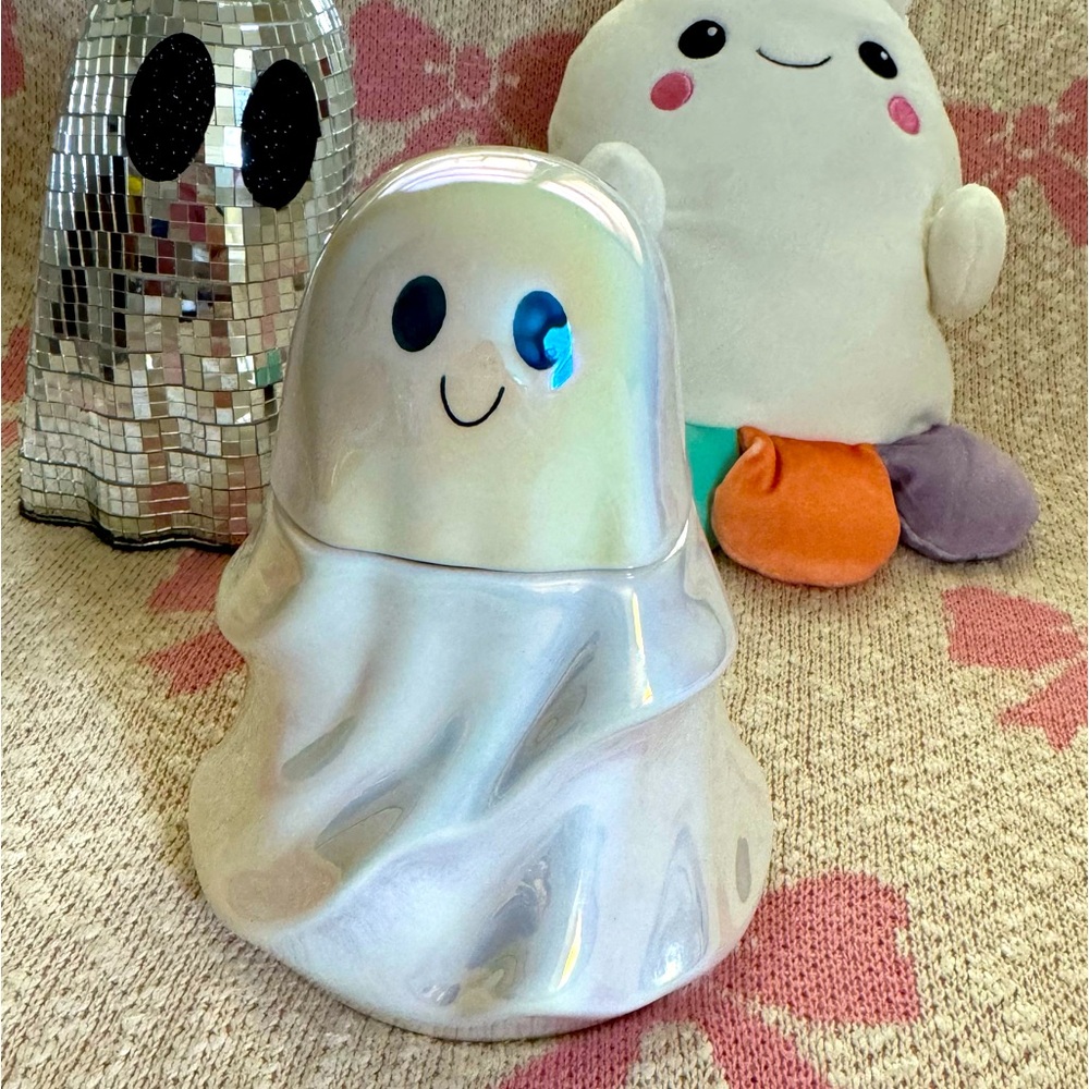 BNWT HTF Target Bullseye Playground Halloween 2024 Iridescent Ghost Jar  Viral